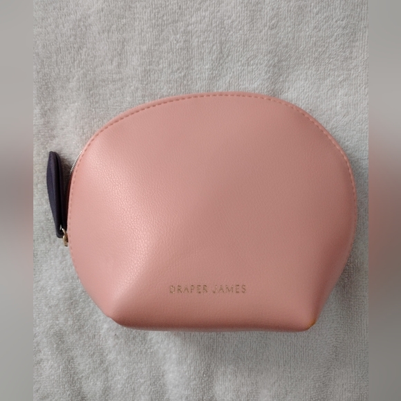 🍑Draper James Makeup Bag Pretty as a Peach Cosmetic Case Zipper - Picture 2 of 4